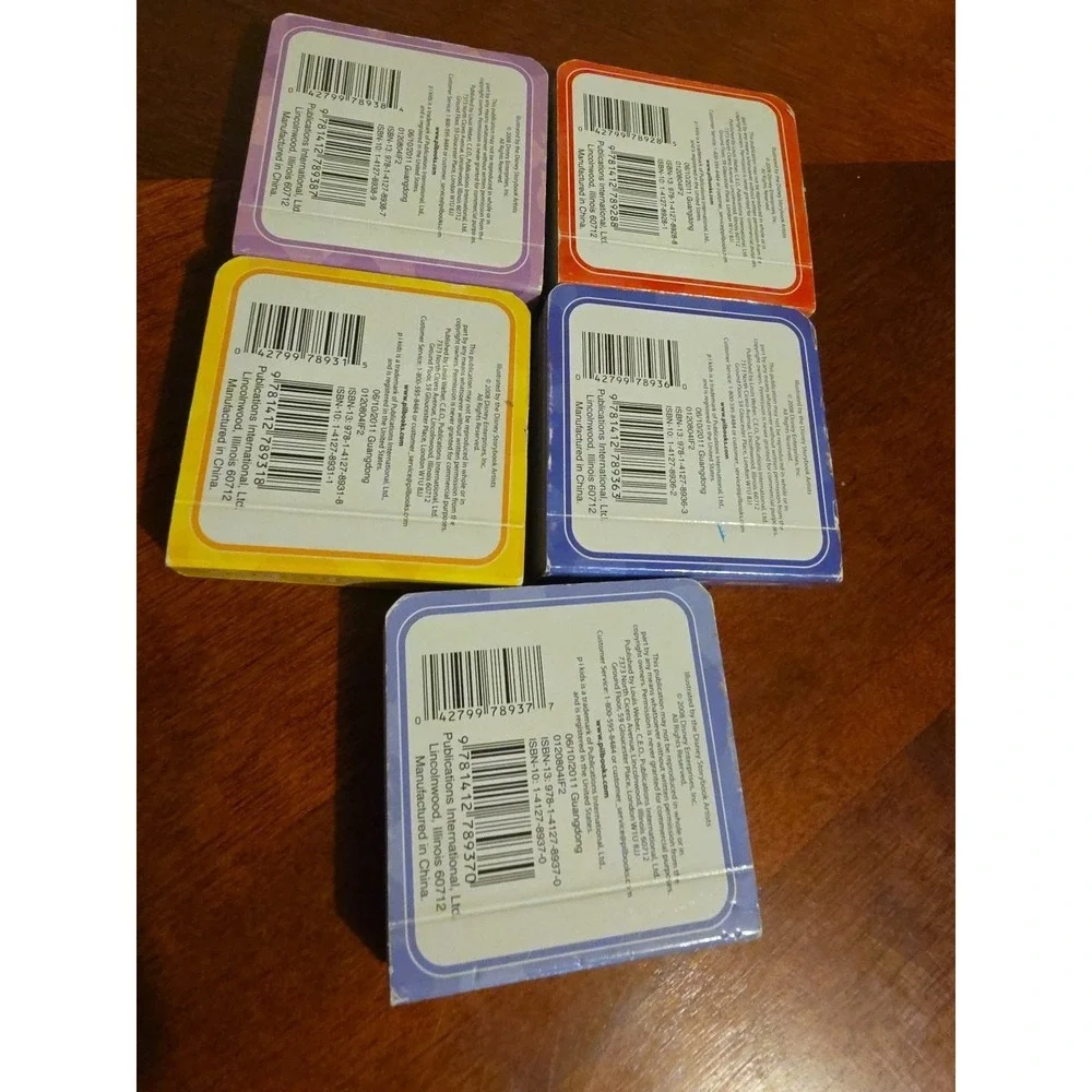 Mickey Mouse Clubhouse Lot 5 Chunky Mini‎ Small Board Books 2008 Toddler Donald